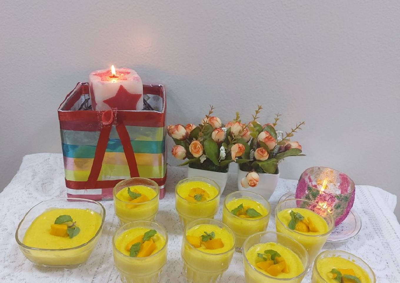 Mango pudding