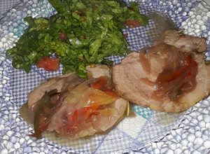 Una foto de Bondiola al horno eléctrico