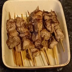A picture of Grilled Lamb kebabs.