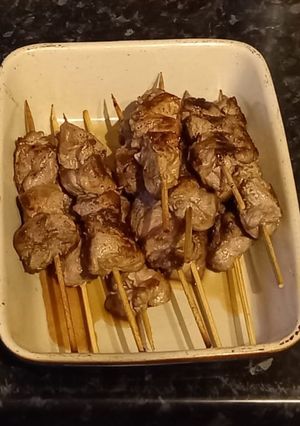 A picture of Grilled Lamb kebabs.