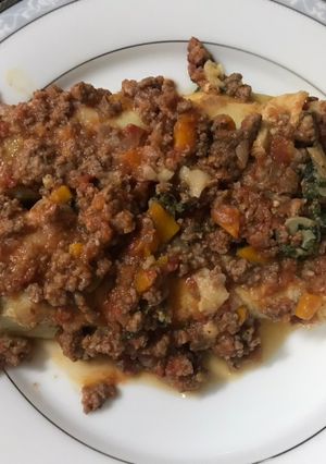 Una foto de Canelones rellenos de espinaca
