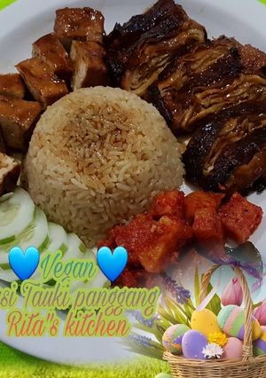 Foto resep Vegan Nasi Tauki panggang