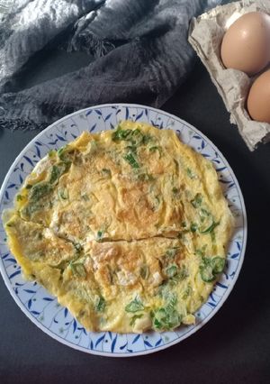Foto resep 🥚Telur Dadar Lombok ijo