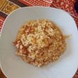 Arroz meloso con carne