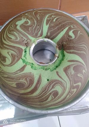 Foto resep Resep bolu pandan putih telur ala mpok noni