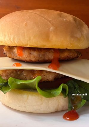 Foto resep Burger Ayam 🤍✨