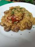 Arroz con sobrasada y botifarrones
