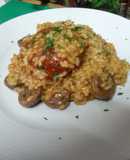 Arroz con sobrasada y botifarrones