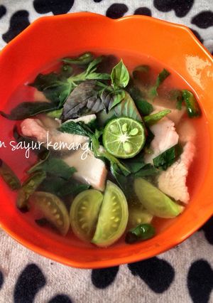 Foto resep Ayam sayur kemangi