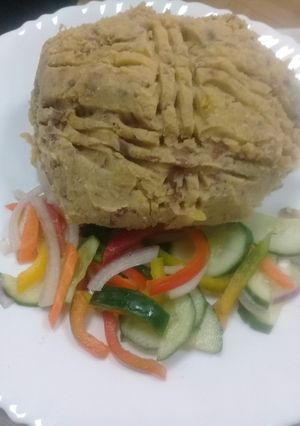A picture of Mushenye...# 2 ingredients meal.