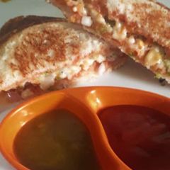 A picture of Veg cheese Sandwich.