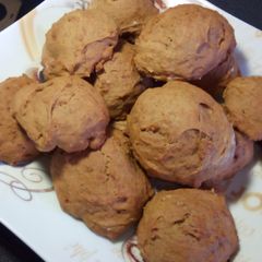 A picture of Banana chocolate cookies #Cookiescontest.