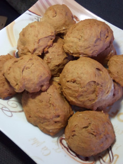 A picture of Banana chocolate cookies #Cookiescontest.