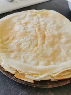 Une photo de Crêpe au lait d'amande