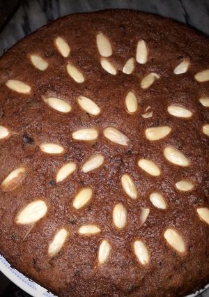 A picture of Date and almond cake.