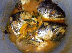 Foto resep Asam pedas, Kpala Ikan salmon