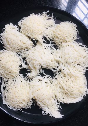 A picture of Sama rice nool putu (idiyappam).