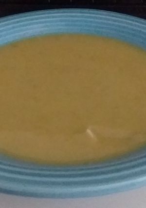Una foto de Crema de arvejas