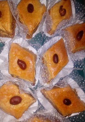 صورة لوصفة بقلاوة على الطريقة التقليدية بنة وهمة