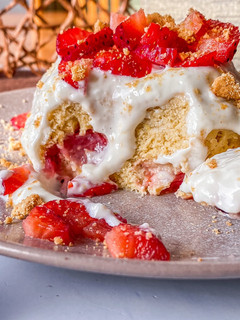 Una foto de Mug cake cheesecake