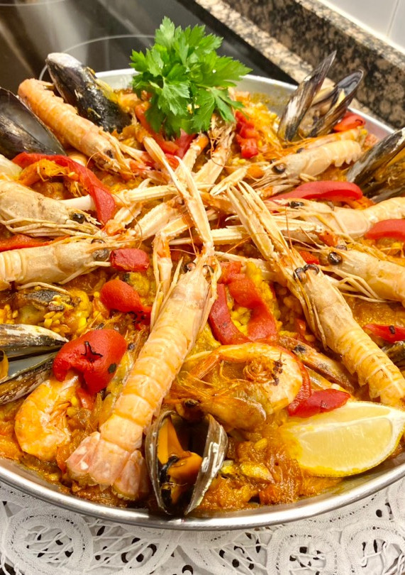Una foto de Paella mixta