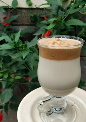 A picture of Dalgona Coffee.