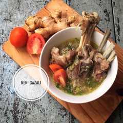 A picture of Sop Kambing.