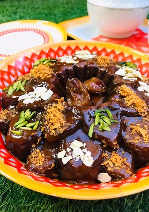 صورة لوصفة كيكة التمر 🥮