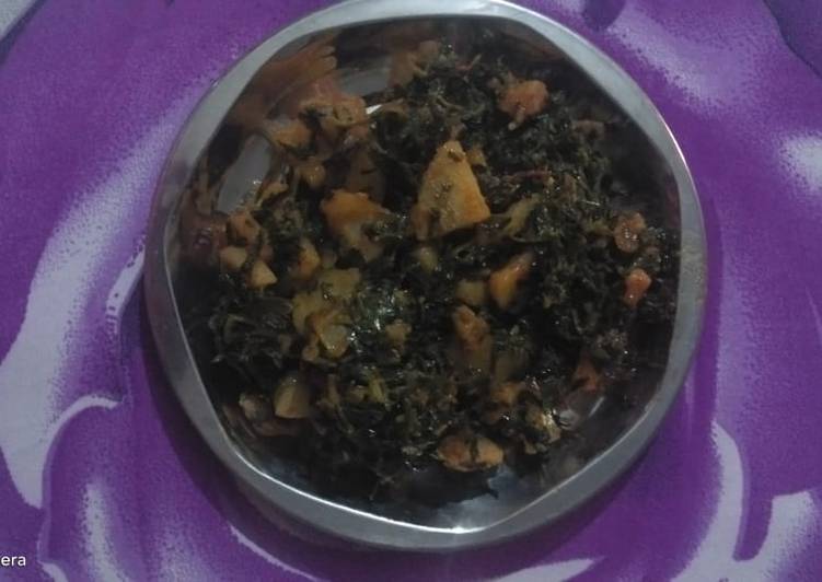 Recipe of Homemade Aloo Methi