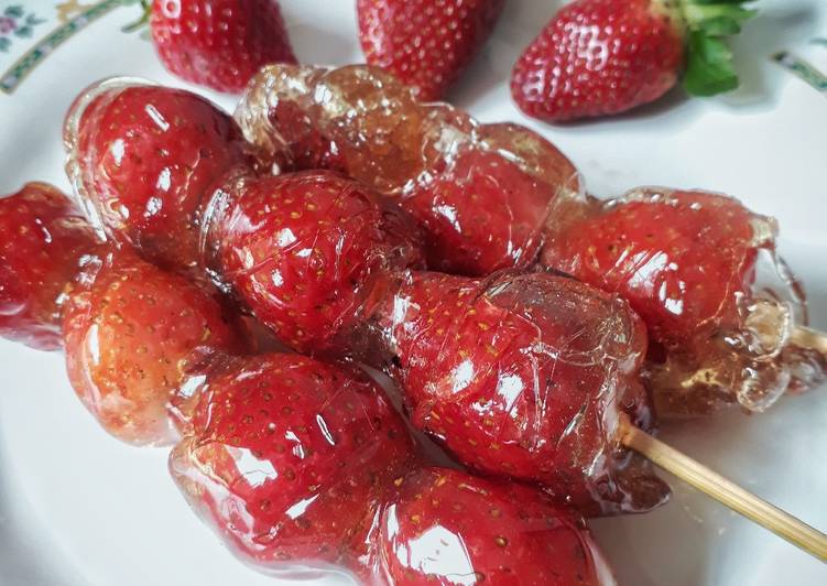 Tanghulu (Candied Strawberry / Permen Stroberi)