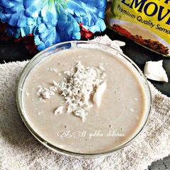 Semovita coconut gruel A picture of Semovita coconut gruel.