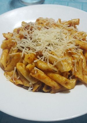 Una foto de Macarrones con hierbas provenzales