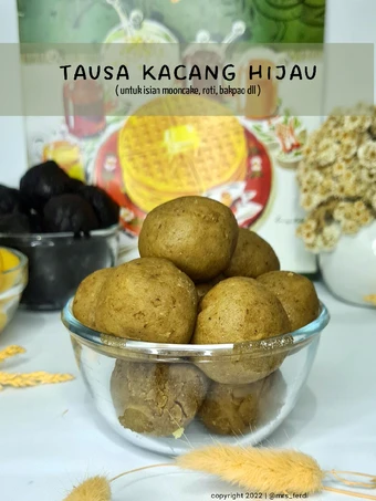 Langkah Gampang Membuat Resep Tausa Kacang Hijau (isian mooncake, bakpao, bakpia, roti dll) yang Lezat Anti Ribet, Mantap