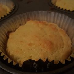 A picture of Easy (gluten free) Vanilla Coconut Flour Cupcakes.