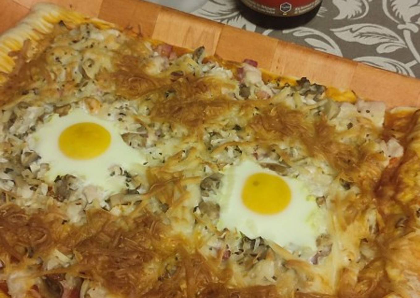 Pizza y una buena cerveza!