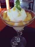 Mixtura fresca de piña