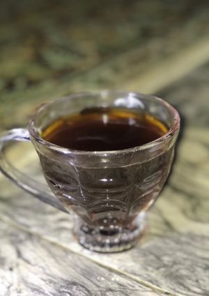 A picture of Black ginger Tea.