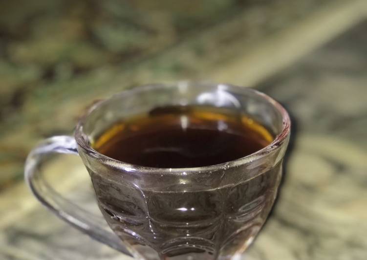 Recipe of Appetizing Black ginger Tea