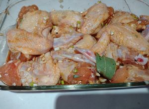 Una foto de Alas de pollo al horno
