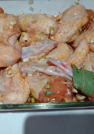 Una foto de Alas de pollo al horno
