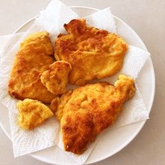 A picture of Smashed chicken.