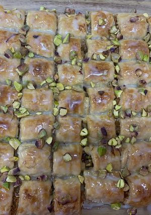 صورة لوصفة بقلاوة سريعة
