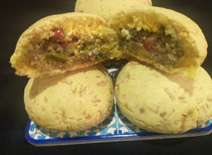 Una foto de Chipa so'o 🇵🇾 (Chipa con Carne)