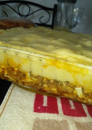 Una foto de Pastel de papa y carne 🥔‼️