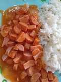 Salchichas entomatadas