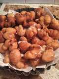 Buñuelos de jengibre y canela