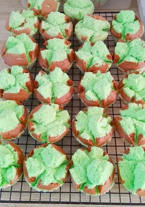 Foto resep Roti Kukus (Pandan-Coklat)