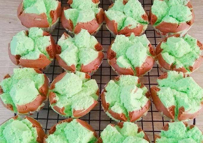 Resep: Roti Kukus (Pandan-Coklat) Gampang