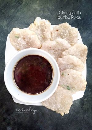 Foto resep Cireng Salju Bumbu Rujak