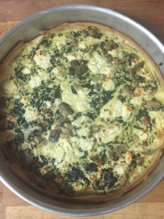Foto de Jóia de Quiche de Feta e Cogumelos